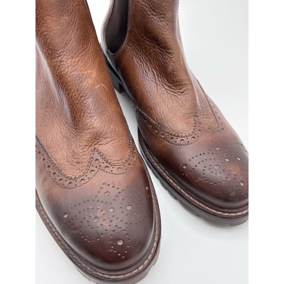Johnston And Murphy Dress Boots Wingtip Chelsea Boots Pull On Men’s 10.5 Italy main image 11